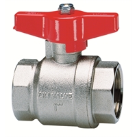 Kogelkraan 3/4" binxbin vernikkeld (Cimberio)